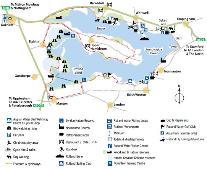 Rutland Water Camping, Cycling, Fishing and Watersports